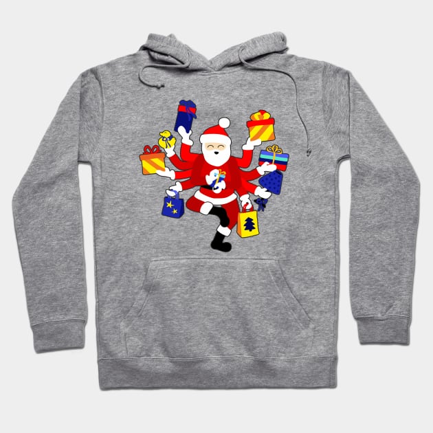 Dancing Shiva Claus Hoodie by XOOXOO